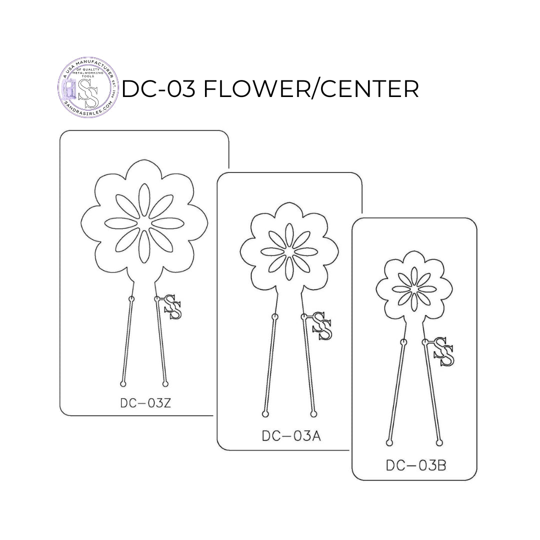 PANCAKE DIE DC-03 FLOWER/CENTER